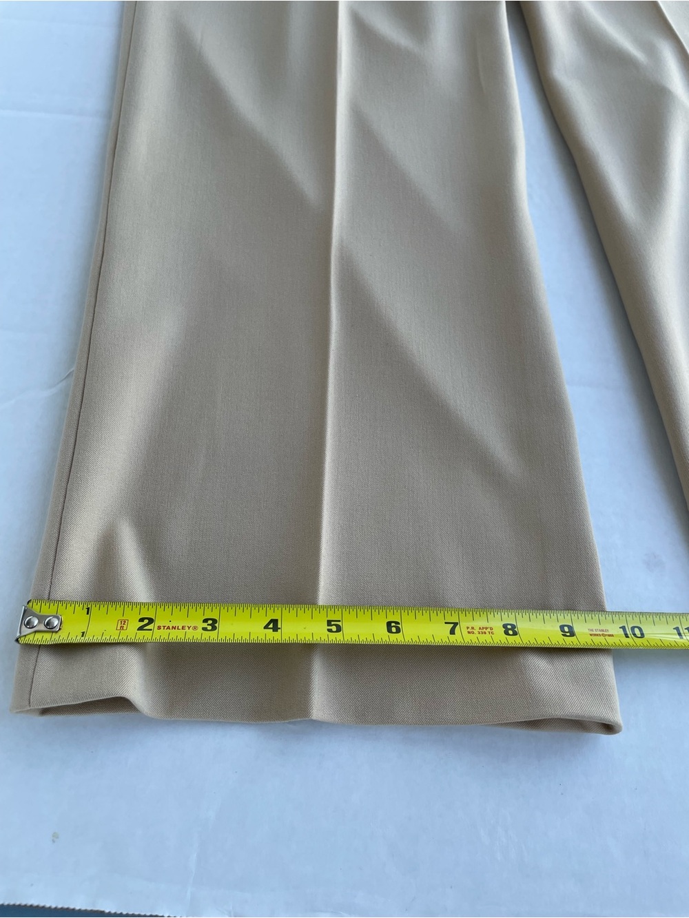 Lauren Ralph Lauren Beige straight/relaxed Leg Dress Pants size 12P - Picture 12 of 12